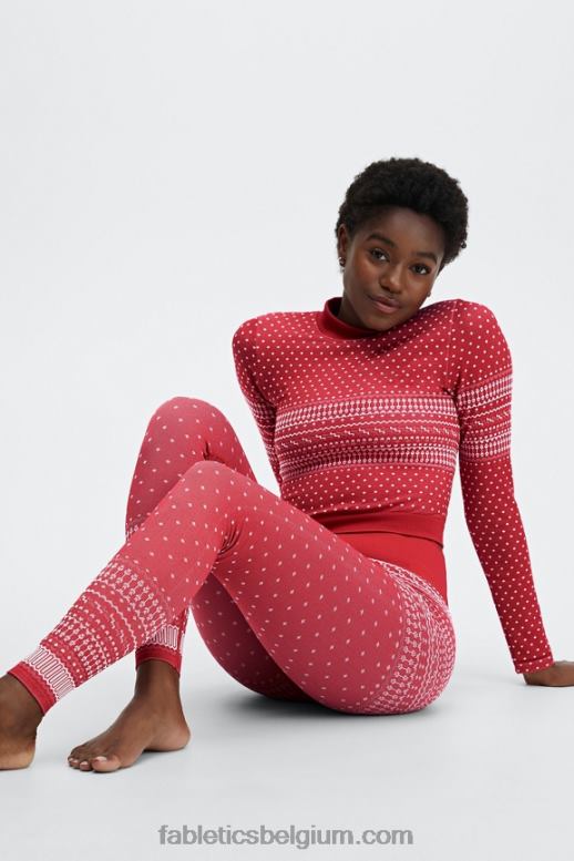 kardinaal/multi vrouwen holly naadloze top met lange mouwen Fabletics LH20J2624