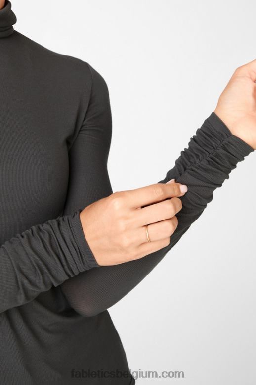 kasteelrots vrouwen jess coltrui met lange mouwen Fabletics LH20J2674