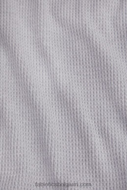 klassieke grijze heide vrouwen kabelgebreide top met lange mouwen Fabletics LH20J2610