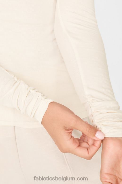 latte vrouwen jess coltrui met lange mouwen Fabletics LH20J2673