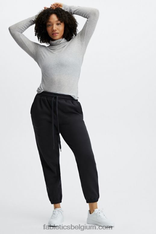 lichtgrijze heide vrouwen jess T-shirt met lange mouwen Fabletics LH20J2732