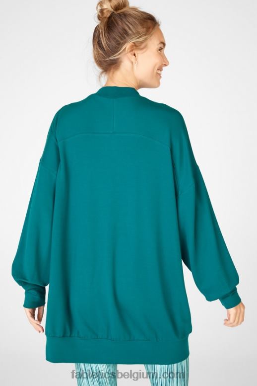 oppervlakkig vrouwen jody mock hals pullover Fabletics LH20J2713