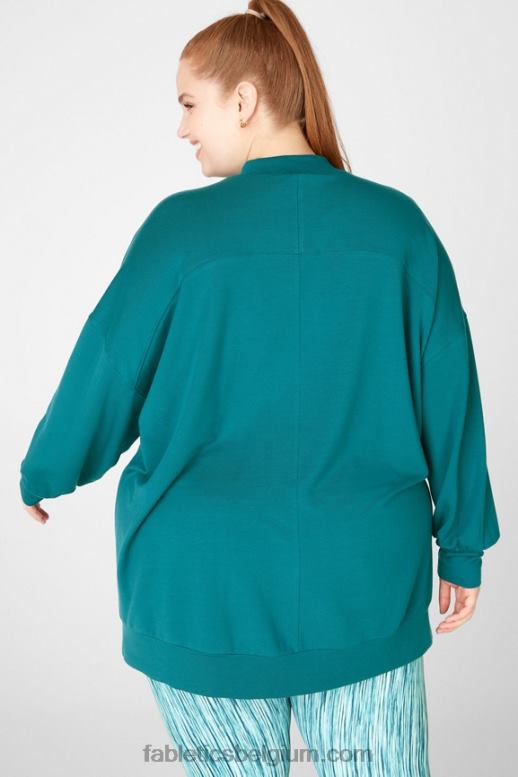 oppervlakkig vrouwen jody mock hals pullover Fabletics LH20J2714