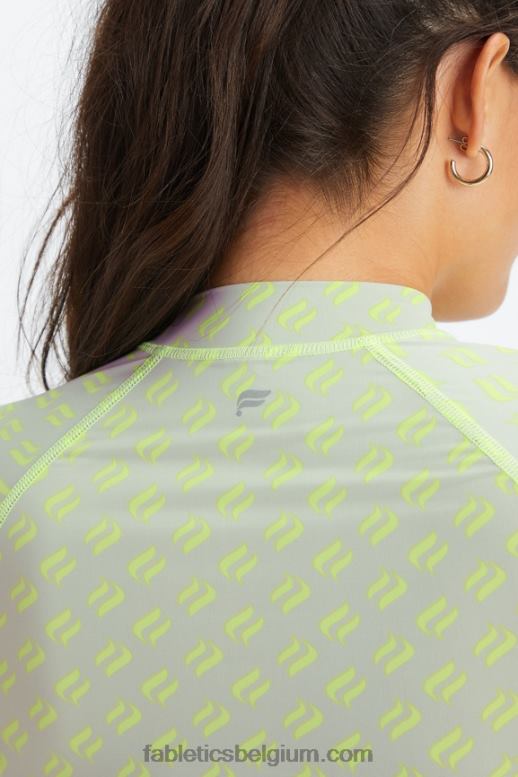 plakje limeade-logo vrouwen lichtgewicht top met lange mouwen Fabletics LH20J2628