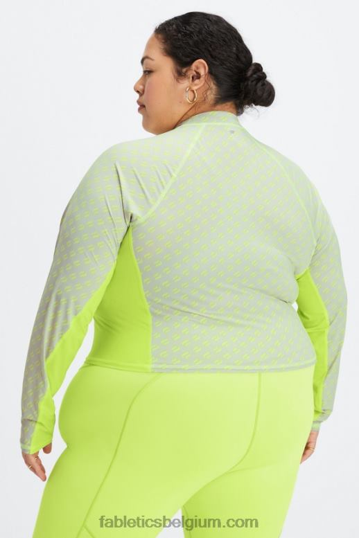 plakje limeade-logo vrouwen lichtgewicht top met lange mouwen Fabletics LH20J2629