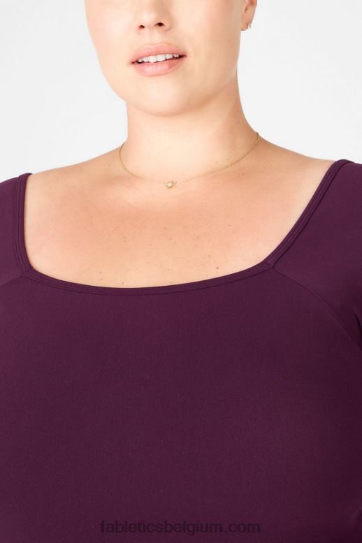 pruim perfect vrouwen emilia sculptknit top met lange mouwen ii Fabletics LH20J2685