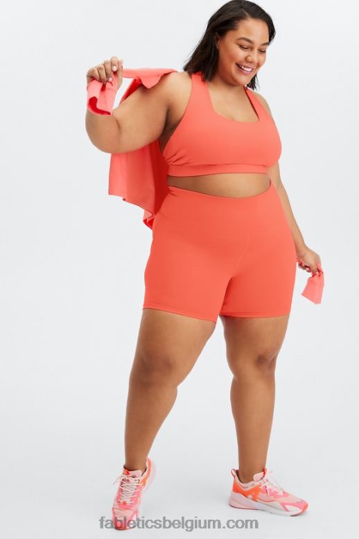stoffige inferno vrouwen Boyfriend T-shirt met lange mouwen Fabletics LH20J2665