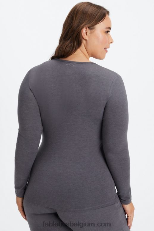 tin vrouwen restoreknit T-shirt met lange mouwen Fabletics LH20J2638