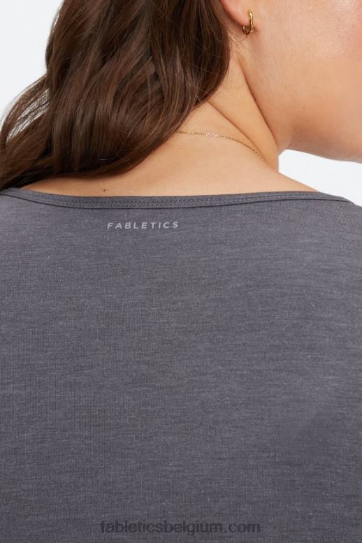 tin vrouwen restoreknit T-shirt met lange mouwen Fabletics LH20J2638