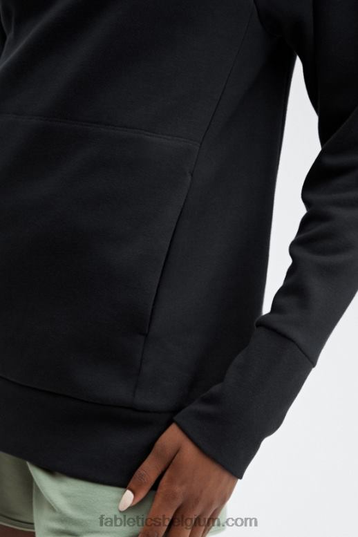 zwart vrouwen zaylee tuniek met trechterhals Fabletics LH20J2677