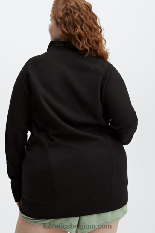 zwart vrouwen zaylee tuniek met trechterhals Fabletics LH20J2678