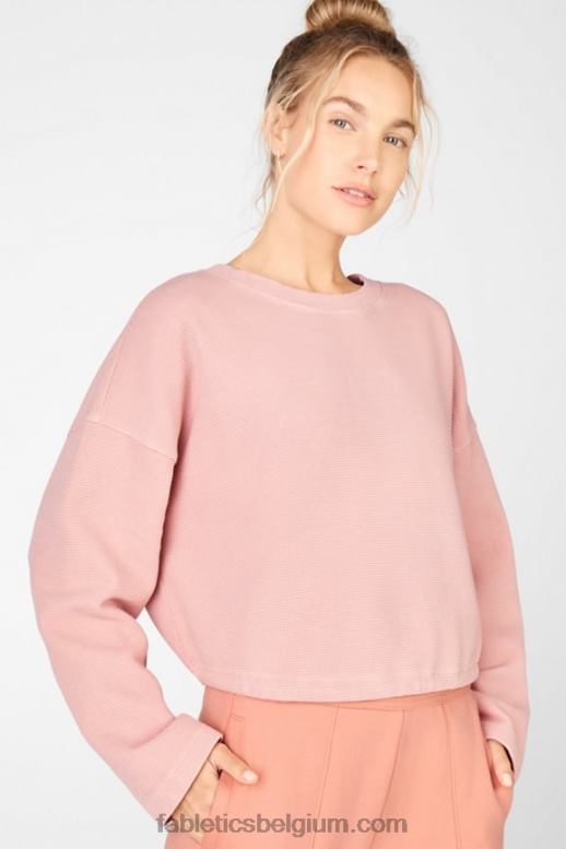 Toscaanse klei vrouwen anna gestrikte sweater Fabletics LH20J2711