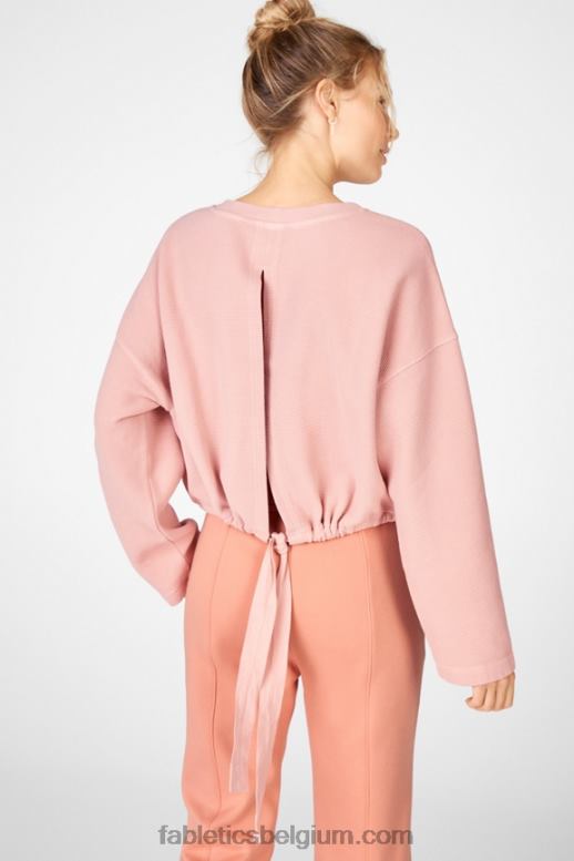 Toscaanse klei vrouwen anna gestrikte sweater Fabletics LH20J2711
