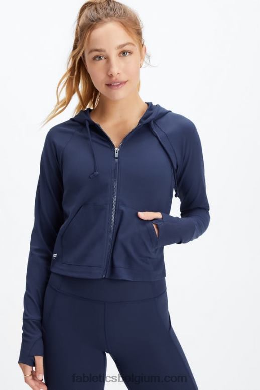 afgrond vrouwen oasis cropped hoodie Fabletics LH20J2447