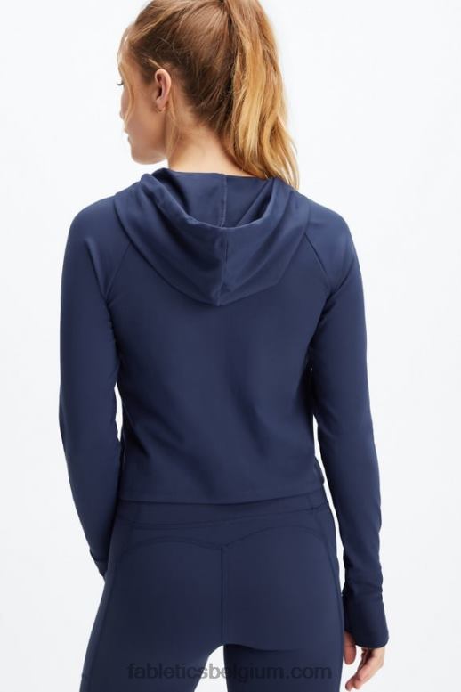 afgrond vrouwen oasis cropped hoodie Fabletics LH20J2447
