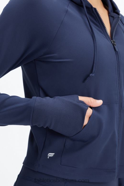 afgrond vrouwen oasis cropped hoodie Fabletics LH20J2447