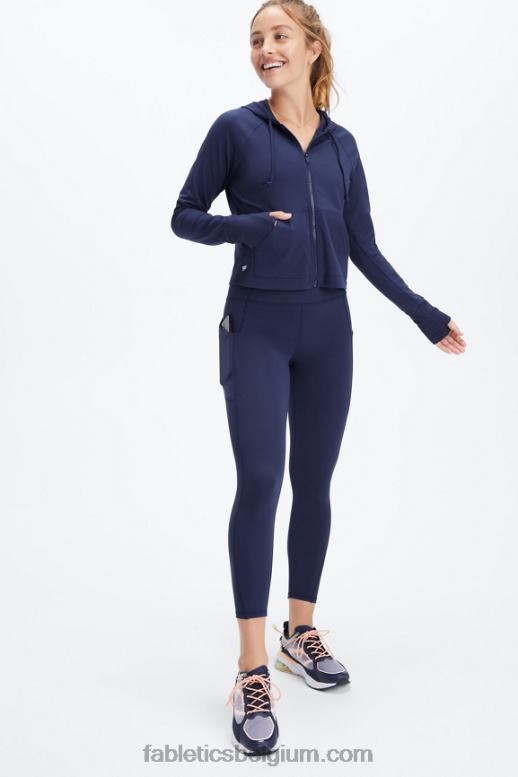 afgrond vrouwen oasis cropped hoodie Fabletics LH20J2447
