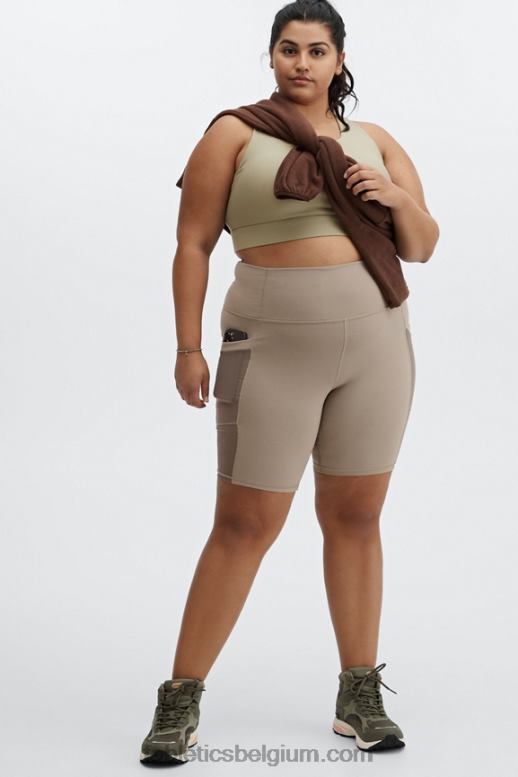 cichorei koffie vrouwen rayne polarfleece 1/4 ritssluiting Fabletics LH20J2512