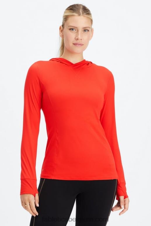 elektrische kers vrouwen phoenix ren hoodie Fabletics LH20J2465