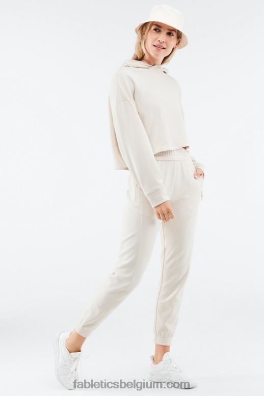 grijze mist vrouwen eco bewuste trui Fabletics LH20J2522