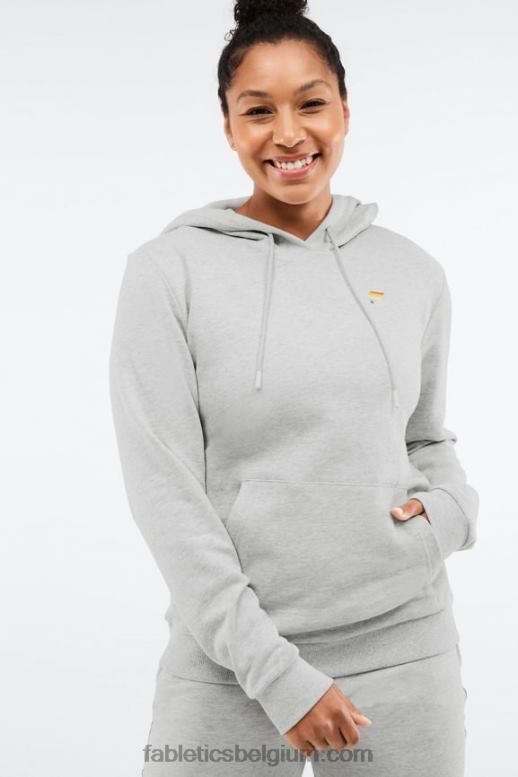 grijze mistheide vrouwen trots hoodie Fabletics LH20J2527