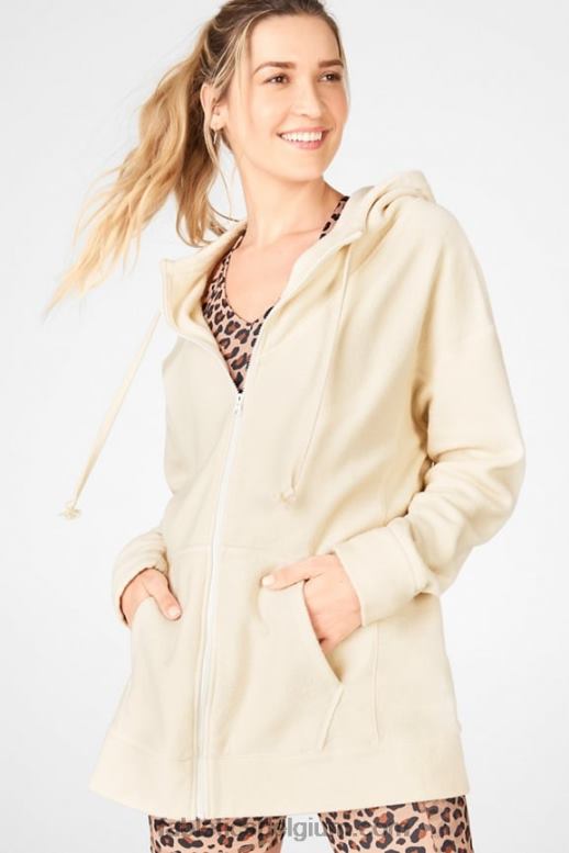 haver vrouwen milieubewuste oversized hoodie Fabletics LH20J2700