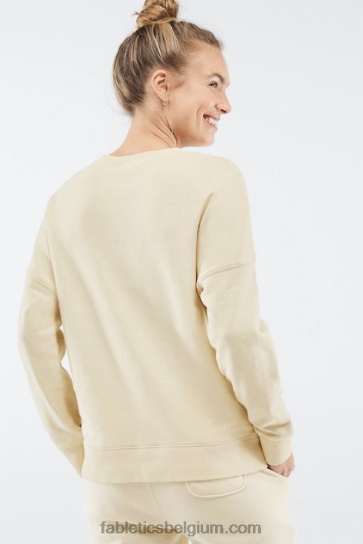 karnemelk vrouwen kourtney-sweatshirt Fabletics LH20J2528