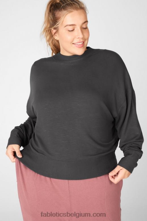kasteelrots vrouwen luna trui met lange mouwen Fabletics LH20J2550