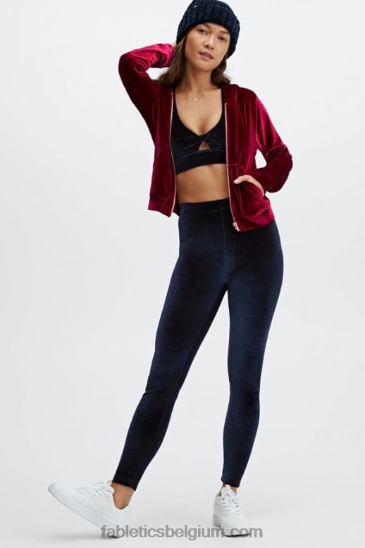 kers barstte vrouwen donna velours hoodie Fabletics LH20J2508