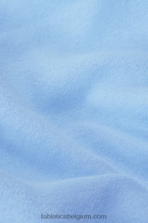 klokje/blauwe bloesem vrouwen forever fleece sweatshirt met ronde hals Fabletics LH20J2454