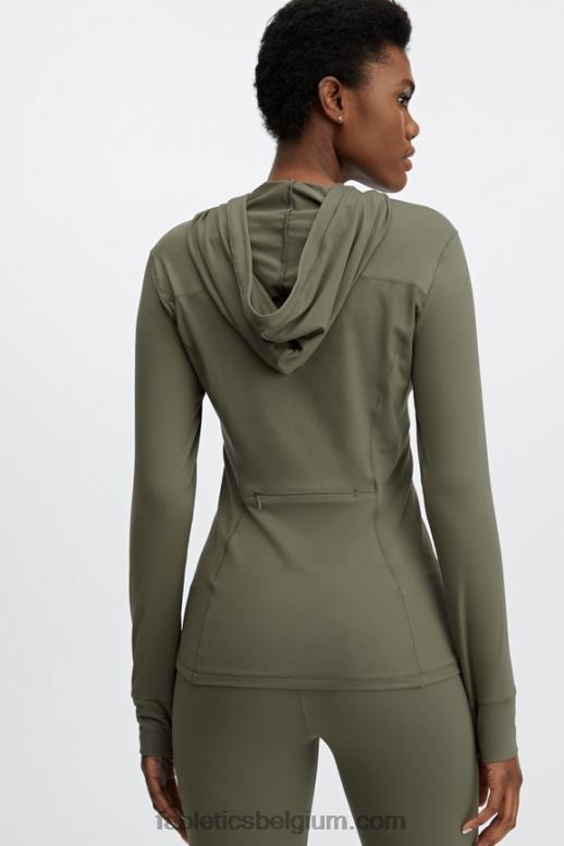 leisteen groen vrouwen phoenix ren hoodie Fabletics LH20J2469