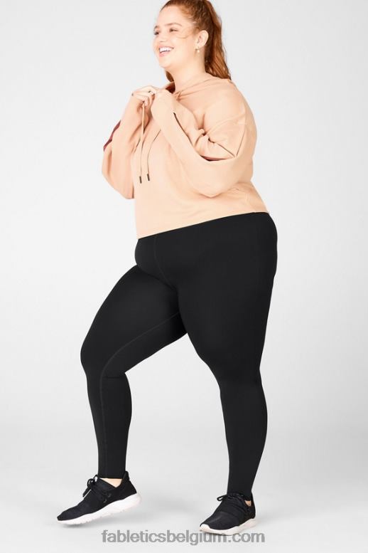 licht brons/terra vrouwen Audrey cropped hoodie Fabletics LH20J2558
