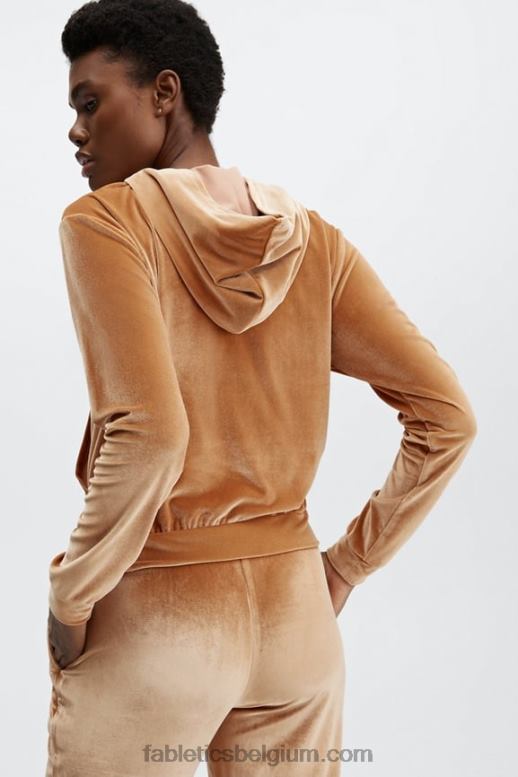 lichte honing vrouwen donna velours hoodie Fabletics LH20J2505