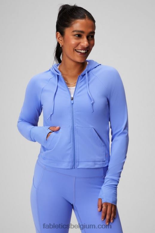 maagdenpalm stoot vrouwen oasis cropped hoodie Fabletics LH20J2444