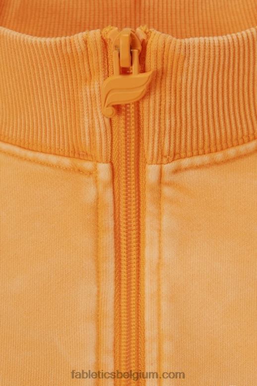 middagzon/afbeelding vrouwen lichtgewicht badstof sweatshirt met halve rits Fabletics LH20J2439