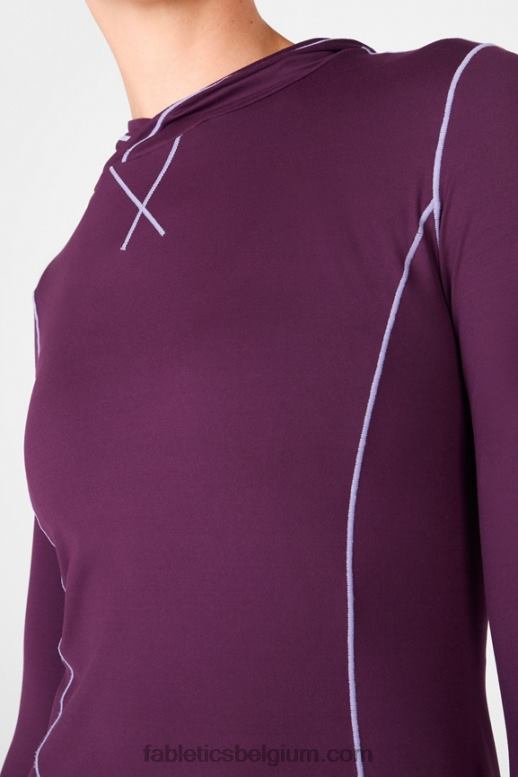 pruim perfect/violette vrouwen phoenix ren hoodie Fabletics LH20J2471