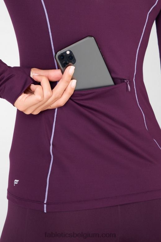 pruim perfect/violette vrouwen phoenix ren hoodie Fabletics LH20J2471