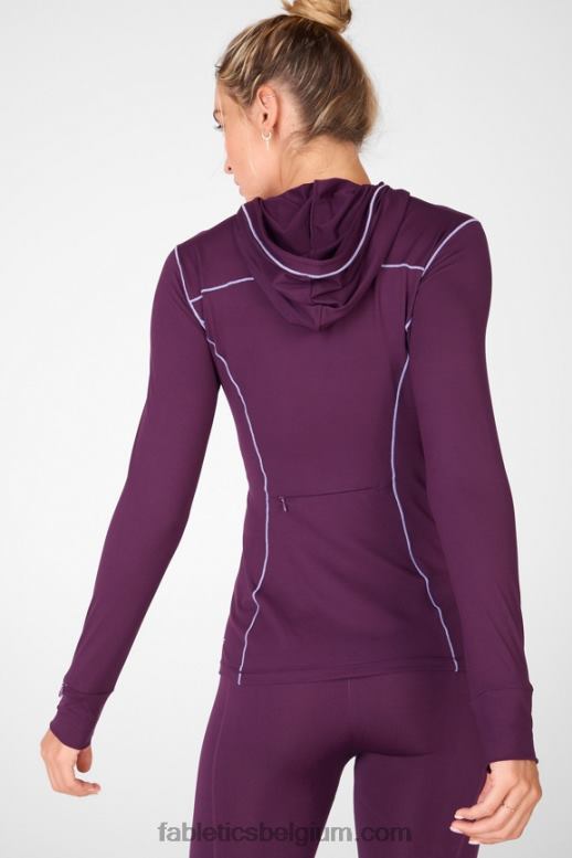 pruim perfect/violette vrouwen phoenix ren hoodie Fabletics LH20J2471