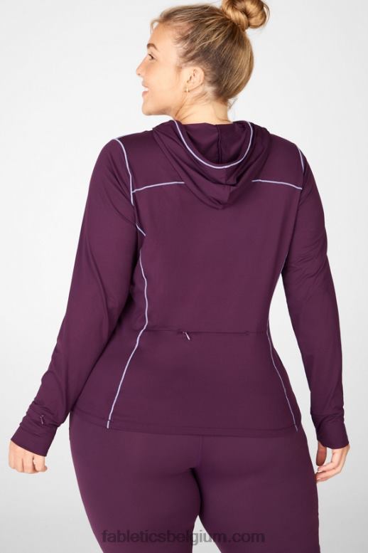pruim perfect/violette vrouwen phoenix ren hoodie Fabletics LH20J2472