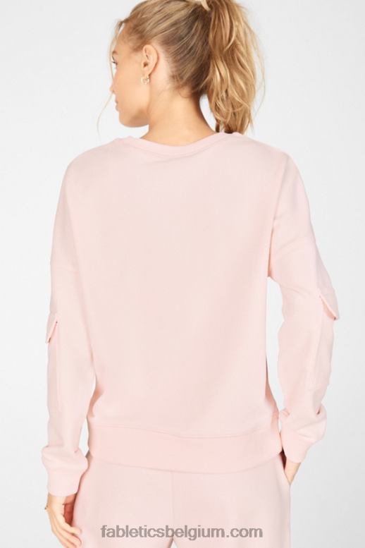 roze vorst vrouwen nyla cargo-trui Fabletics LH20J2534