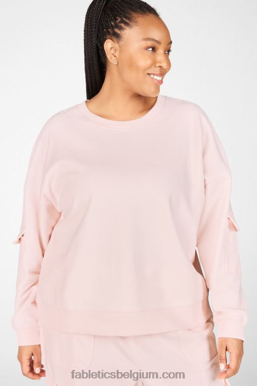 roze vorst vrouwen nyla cargo-trui Fabletics LH20J2535
