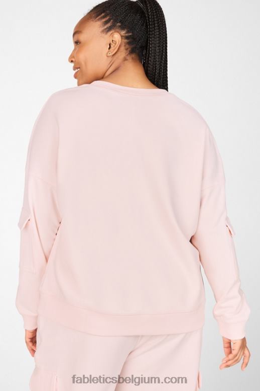 roze vorst vrouwen nyla cargo-trui Fabletics LH20J2535