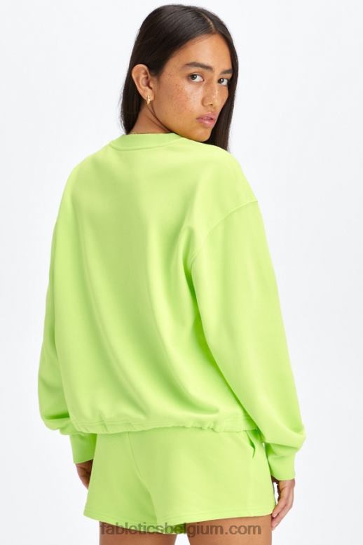 spruit / atletische club vrouwen lichtgewicht go-to cropped crewneck Fabletics LH20J2653