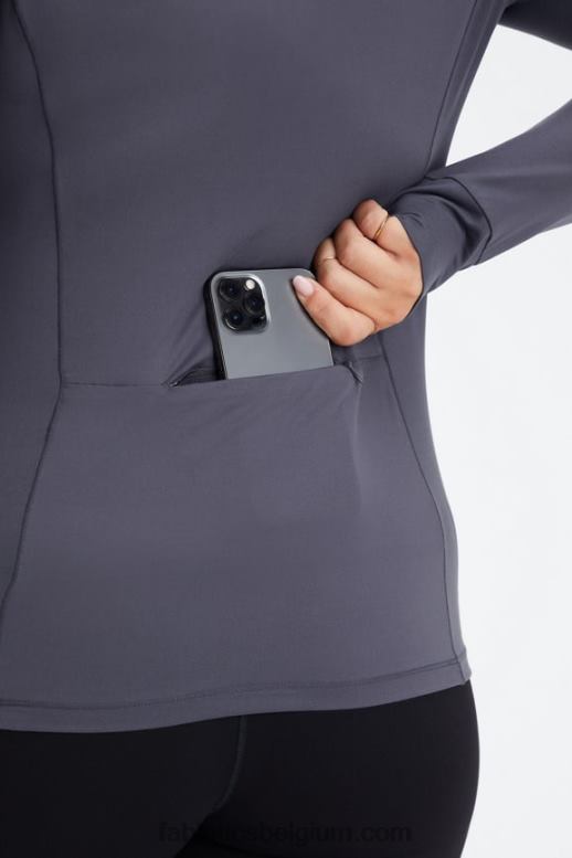 tin vrouwen phoenix middenlaag met halve rits Fabletics LH20J2582