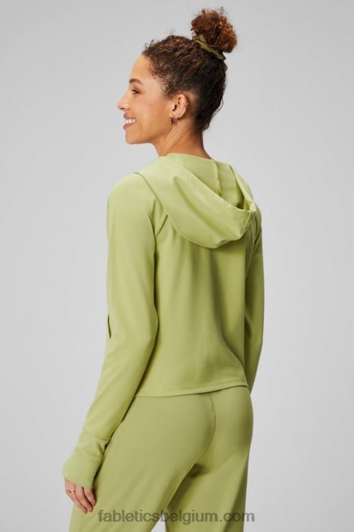 viool vrouwen oasis cropped hoodie Fabletics LH20J2445