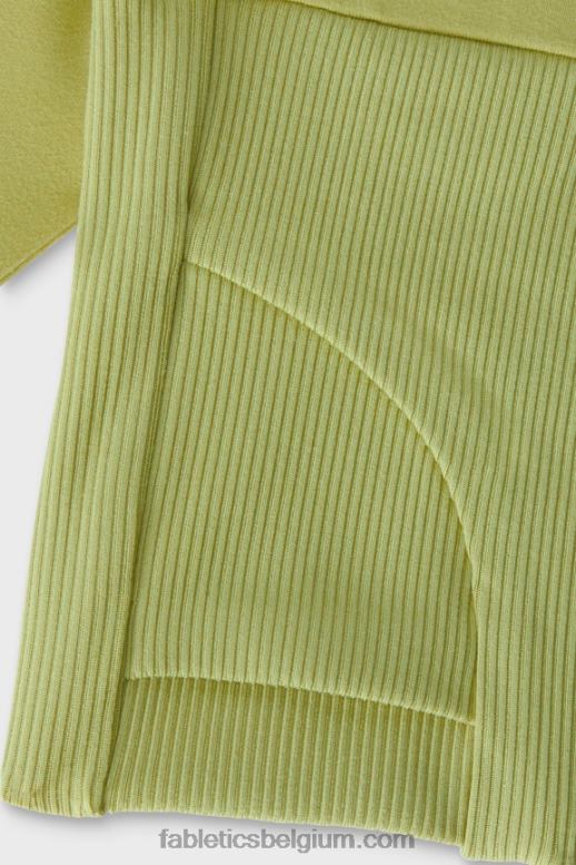 viool vrouwen oasis cropped hoodie Fabletics LH20J2445