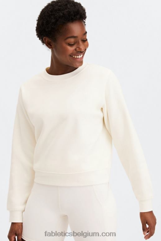 zilverreiger vrouwen go-to klassieke ronde hals Fabletics LH20J2645