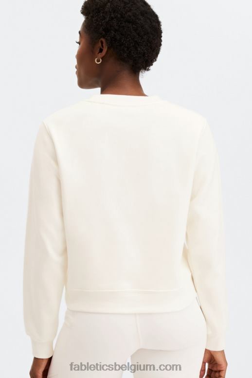 zilverreiger vrouwen go-to klassieke ronde hals Fabletics LH20J2645