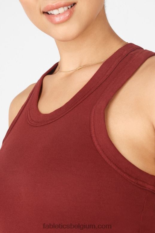Umbrië rood vrouwen tinsley tank Fabletics LH20J2329