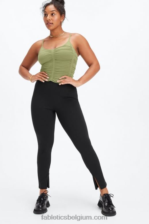 bos mos vrouwen een naadloze tank met ruches Fabletics LH20J2243